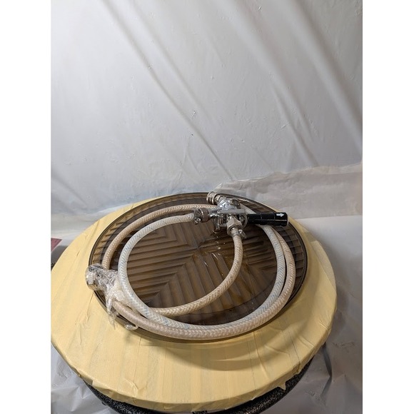 D-System Sankey Beer Keg Coupler Tap with Braided Line Hose Assembly Stainless - Picture 2 of 6